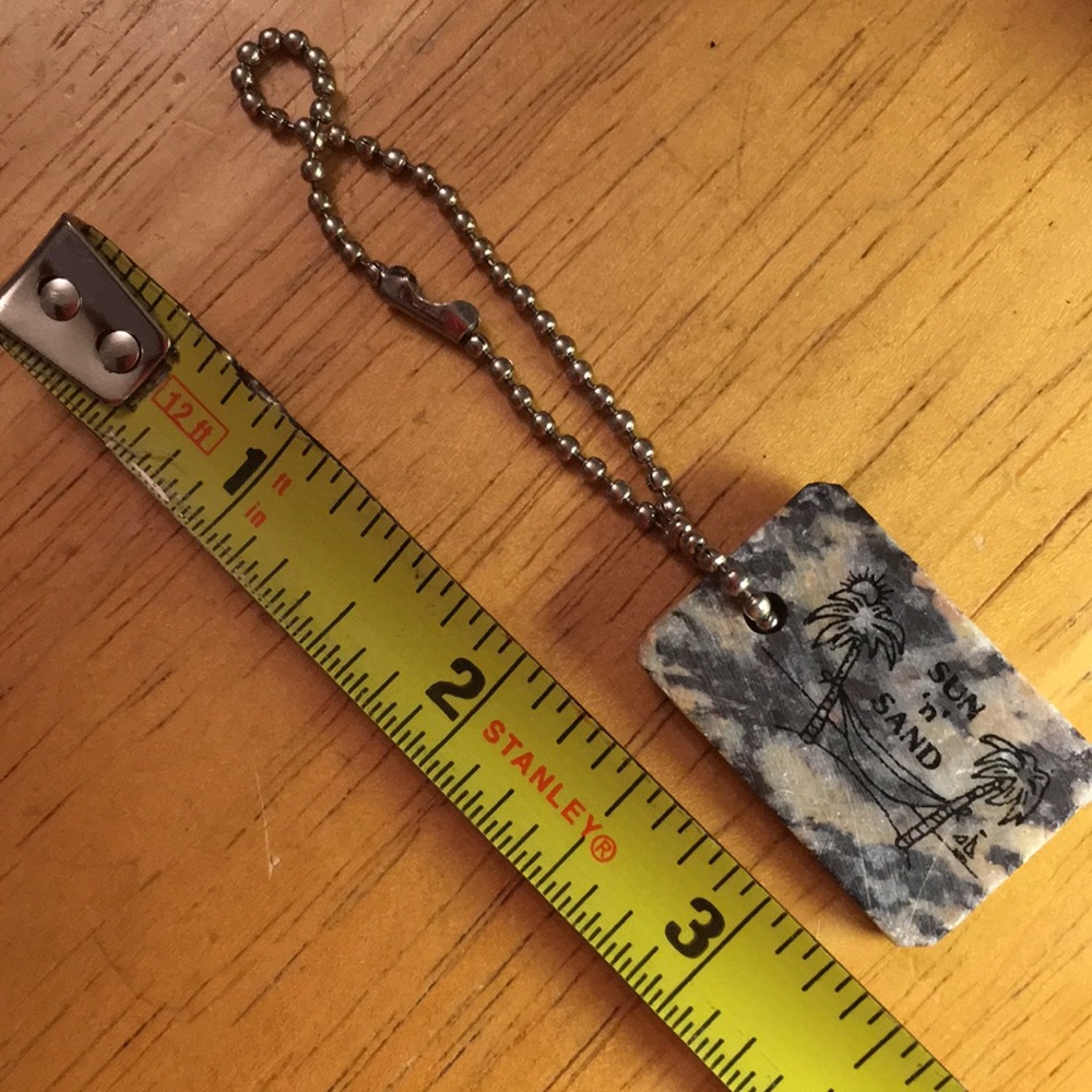 Sun and Sand Keychain or bag charm